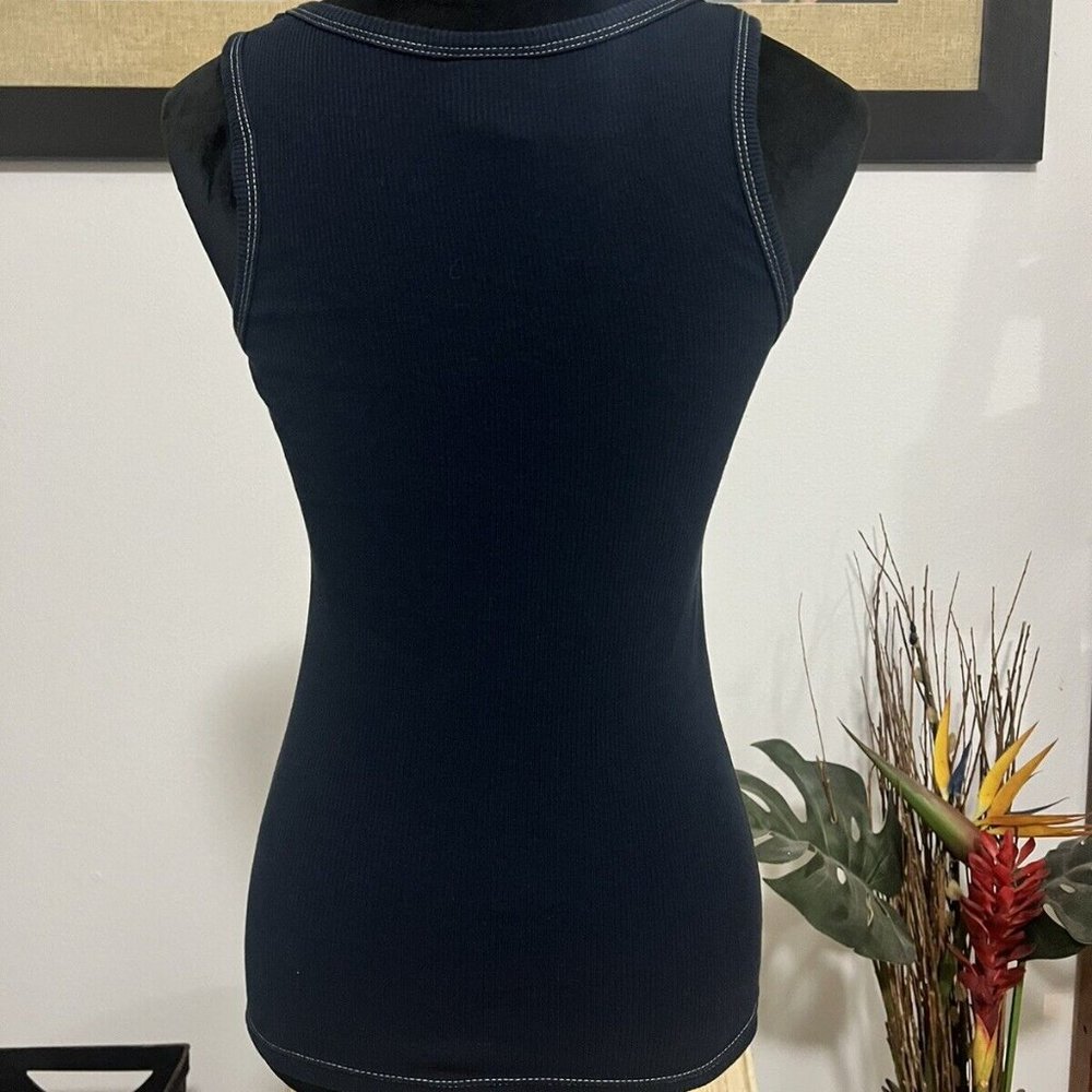 Genuine Merchandise Milwaukee Brewers MLB Women's Navy-Blue Tank Top Medium - Picture 4 of 5